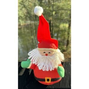 Graphics International Santa Clause Plush 6" Holiday Christmas XS1012 VTG 1985